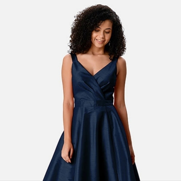 Alfred Sung Midnight Blue Dress 12 - Picture 1 of 7